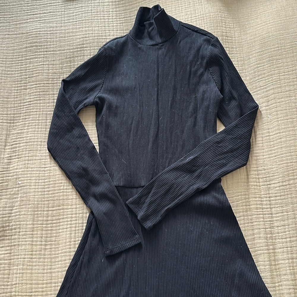 Reformation Turtle neck mini dress